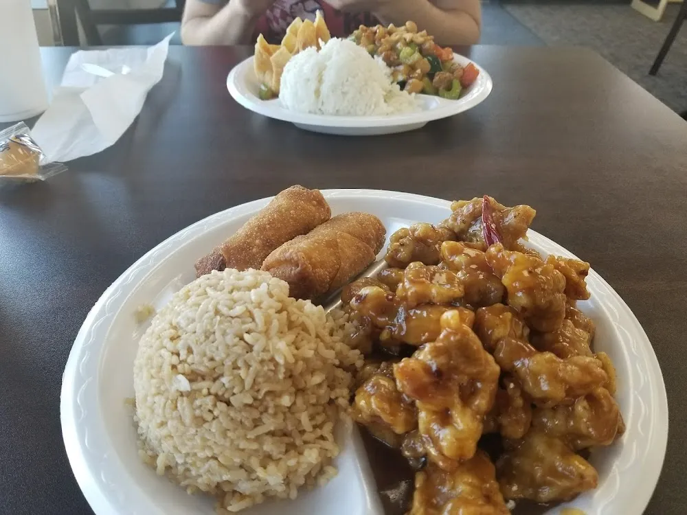 Sesame Chicken w Fried Rice